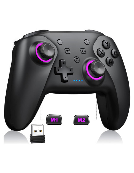 Controlador Inalámbrico NealGamefy para PC y Switch - Bluetooth 5.3, 1000mAh Controlador Inalámbrico NealGamefy para PC y Switch - Bluetooth 5.3, 1000mAh