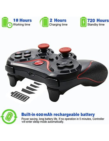 Controlador Inalámbrico Megadream T-3 para Android - Gamepad