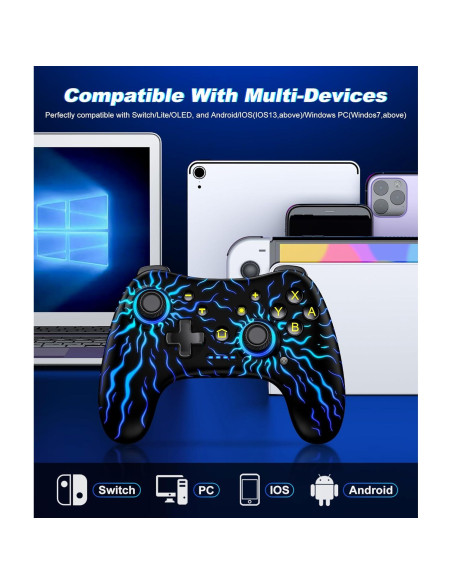 Controlador Pro Inalámbrico NealGamefy para Switch y PC Controlador Pro Inalámbrico NealGamefy para Switch y PC