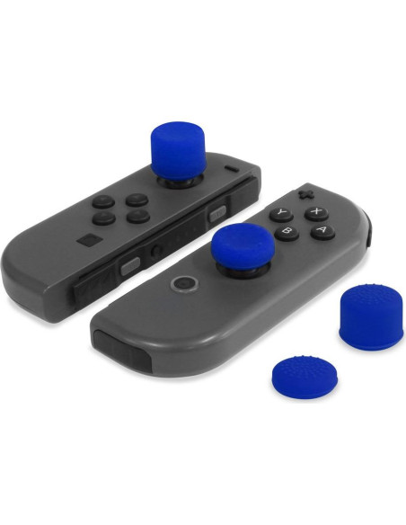 Grips de Silicona Hyperkin para Joy-Con Azul Neo - 8 Piezas Grips de Silicona Hyperkin para Joy-Con Azul Neo - 8 Piezas