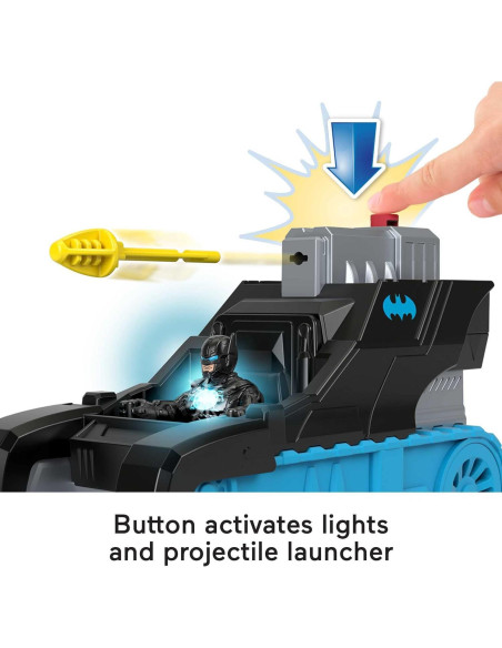 Tanque Bat-Tech de Batman Fisher-Price Imaginext con luces Tanque Bat-Tech de Batman Fisher-Price Imaginext con luces