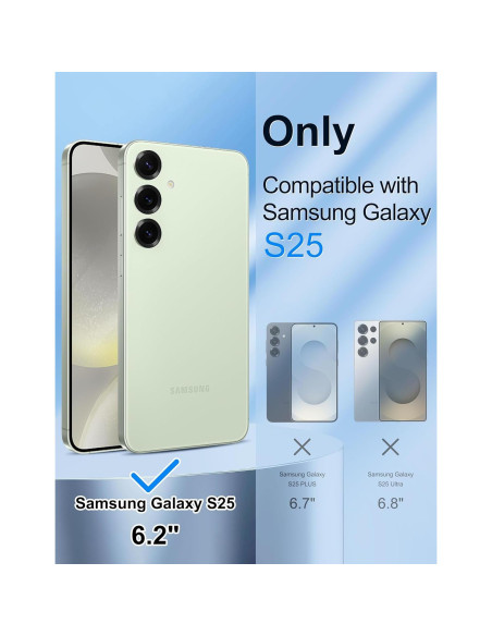 Protector de Pantalla Privado Yebowe para Samsung Galaxy S25 - Vidrio Templado 9H Protector de Pantalla Privado Yebowe para Samsung Galaxy S25 - Vidrio Templado 9H