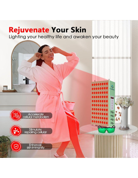 Terapia de Luz Roja Astarexin 400W 80 LEDs 660nm/850nm Terapia de Luz Roja Astarexin 400W 80 LEDs 660nm/850nm