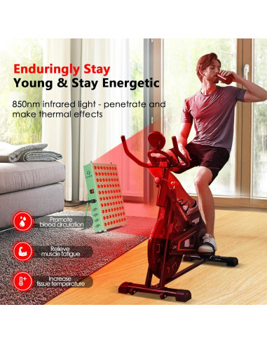 Terapia de Luz Roja Astarexin 400W 80 LEDs 660nm/850nm