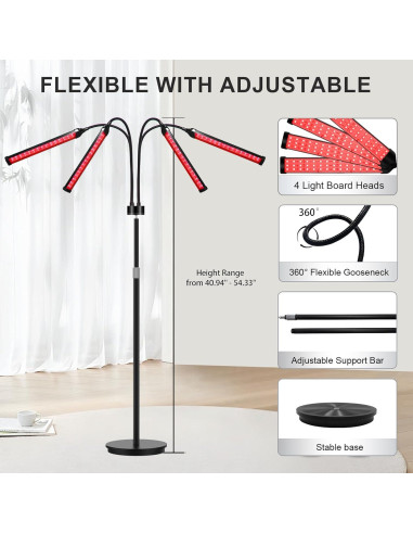 Lámpara de Terapia de Luz Roja 180 LEDs Dongguan 660/850/940nm