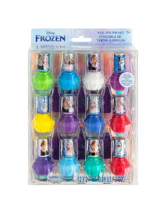 Kit de Esmalte de Uñas Townley Girl Disney Frozen 14 Piezas