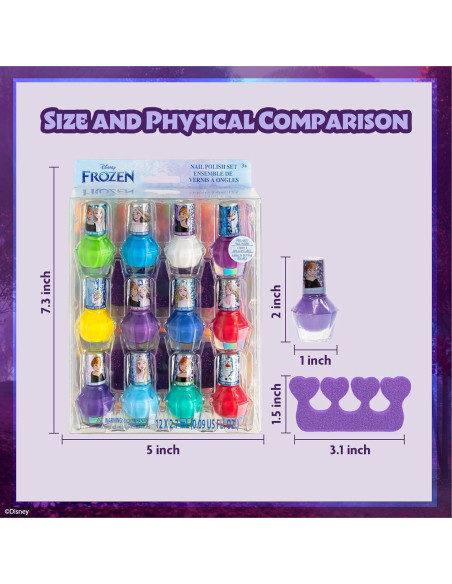 Kit de Esmalte de Uñas Townley Girl Disney Frozen 14 Piezas Kit de Esmalte de Uñas Townley Girl Disney Frozen 14 Piezas