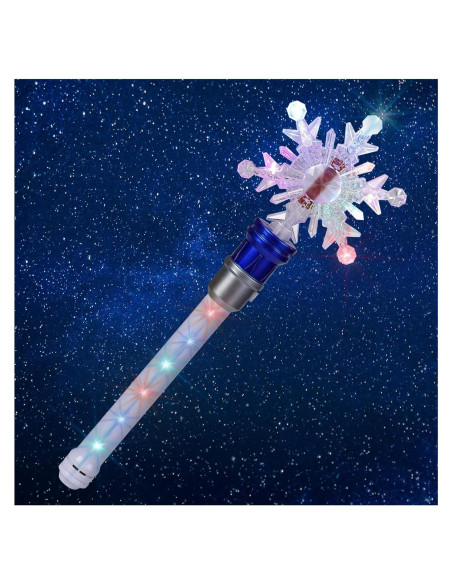 Varita Mágica Iluminada Copo de Nieve Fleeting Azul 36.8 cm Varita Mágica Iluminada Copo de Nieve Fleeting Azul 36.8 cm