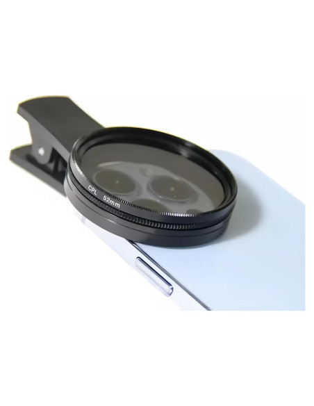 Filtro CPL 52mm FOTN para iPhone, Samsung y Xiaomi Filtro CPL 52mm FOTN para iPhone, Samsung y Xiaomi