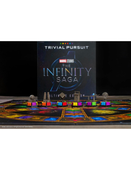 Trivial Pursuit Marvel Cinematic Universe Edición Ultimate | Juego de Mesa de Trivia con 1800 Preguntas Trivial Pursuit Marvel Cinematic Universe Edición Ultimate | Juego de Mesa de Trivia con 1800 Preguntas