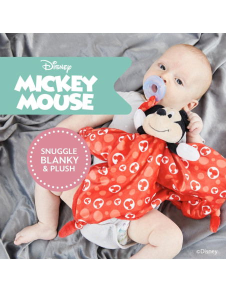 Manta de Seguridad Mickey Mouse Kids Preferred 35x35 cm Manta de Seguridad Mickey Mouse Kids Preferred 35x35 cm