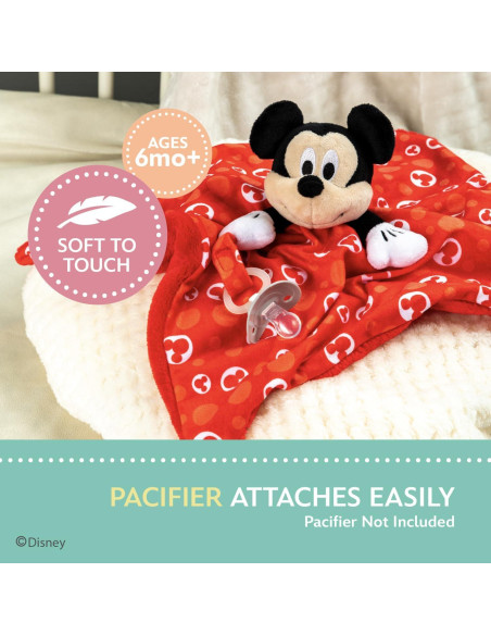 Manta de Seguridad Mickey Mouse Kids Preferred 35x35 cm Manta de Seguridad Mickey Mouse Kids Preferred 35x35 cm