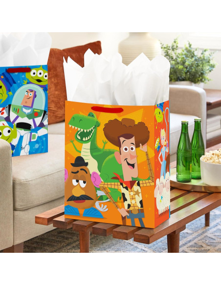 Bolsas de Regalo Hallmark Toy Story 2 Piezas para Niños Bolsas de Regalo Hallmark Toy Story 2 Piezas para Niños
