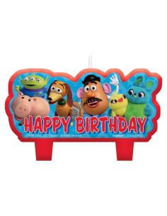 Juego de Velas de Cumpleaños Amscan Toy Story 4 - 4 Piezas