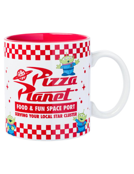 Taza Cerámica Silver Buffalo Toy Story Pizza Planet 591ml Taza Cerámica Silver Buffalo Toy Story Pizza Planet 591ml