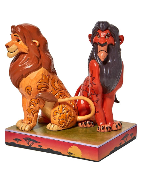 Figura Simba y Scar Jim Shore Tradiciones Disney 16,5 cm Figura Simba y Scar Jim Shore Tradiciones Disney 16,5 cm