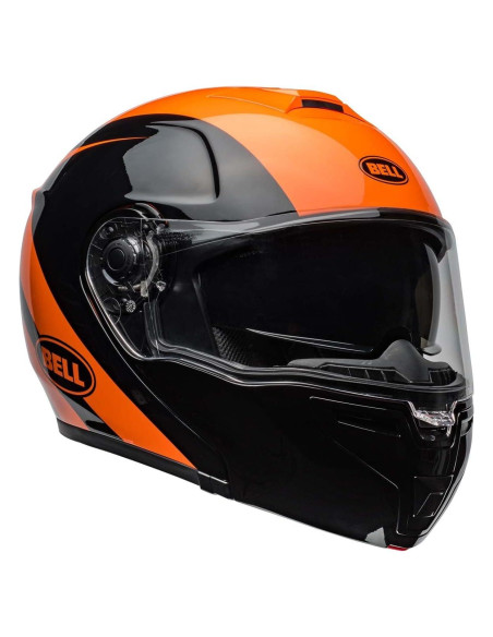 Casco Modular BELL SRT 2.27 kg Negro/Naranja 2X-Grande Casco Modular BELL SRT 2.27 kg Negro/Naranja 2X-Grande