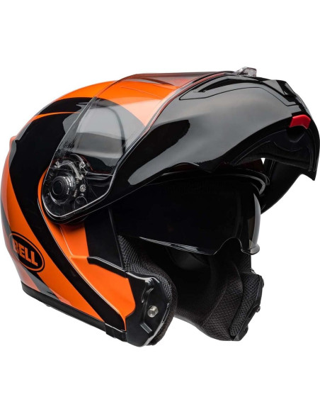 Casco Modular BELL SRT 2.27 kg Negro/Naranja 2X-Grande Casco Modular BELL SRT 2.27 kg Negro/Naranja 2X-Grande