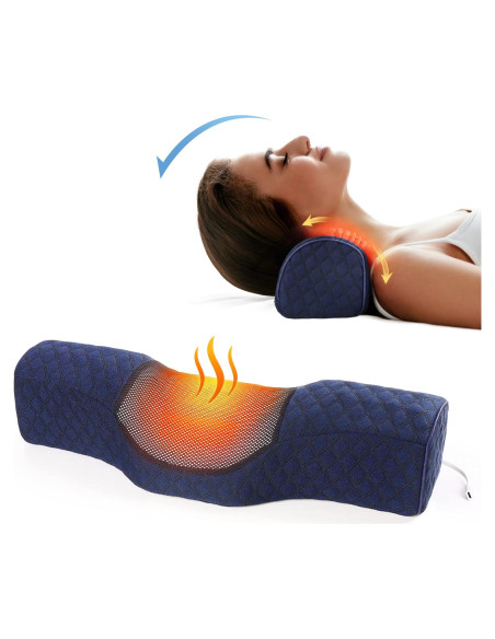 Almohada Cervical Calentada Cozyhealth Espuma Memoria 44.96cm Almohada Cervical Calentada Cozyhealth Espuma Memoria 44.96cm