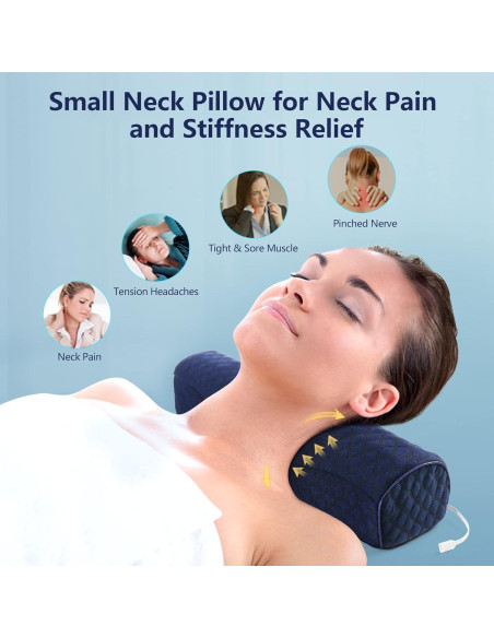 Almohada Cervical Calentada Cozyhealth Espuma Memoria 44.96cm Almohada Cervical Calentada Cozyhealth Espuma Memoria 44.96cm