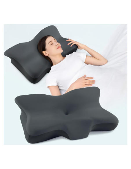 Almohada Cervical Ergonomica Silkena AL116 Espuma Viscoelástica Almohada Cervical Ergonomica Silkena AL116 Espuma Viscoelástica