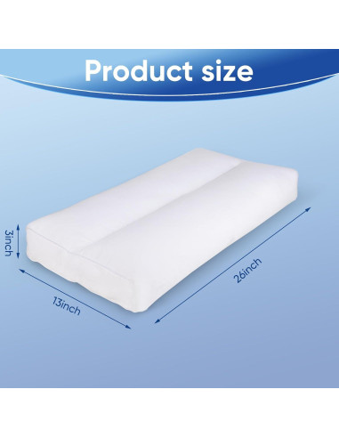 Almohada para Rodillas MINUPWELL 100% Algodón Blanca