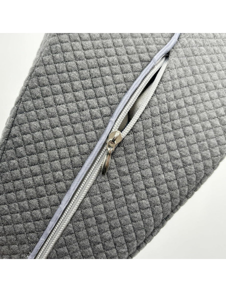 Funda de almohada LeoTube para soporte de piernas - Gris Funda de almohada LeoTube para soporte de piernas - Gris