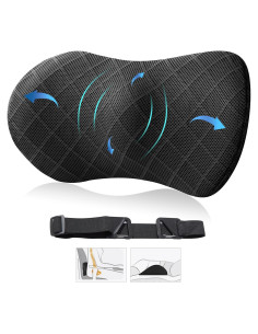 Almohada Lumbar FOUSUPDT Espuma Viscoelástica 46x25 cm