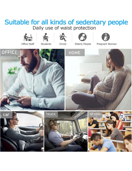 Almohada Lumbar ANTETOKO Espuma de Memoria Ergonómica Almohada Lumbar ANTETOKO Espuma de Memoria Ergonómica