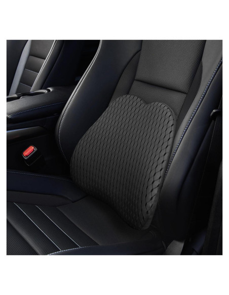 Cojín Lumbar LARROUS Espuma Viscoelástica Negro 43x34 cm Cojín Lumbar LARROUS Espuma Viscoelástica Negro 43x34 cm