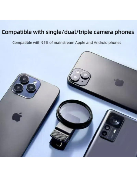 Filtro CPL 52mm FOTN para iPhone, Samsung y Xiaomi Filtro CPL 52mm FOTN para iPhone, Samsung y Xiaomi
