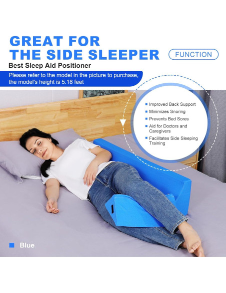 Almohada de Cuña Lateral Fanwer 88,9 cm Espuma Viscoelástica Almohada de Cuña Lateral Fanwer 88,9 cm Espuma Viscoelástica