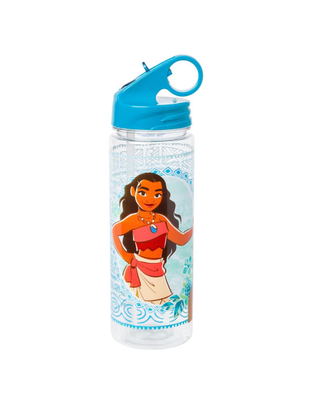Botella de Agua Tritan Disney Moana 600 ml Silver Buffalo Botella de Agua Tritan Disney Moana 600 ml Silver Buffalo