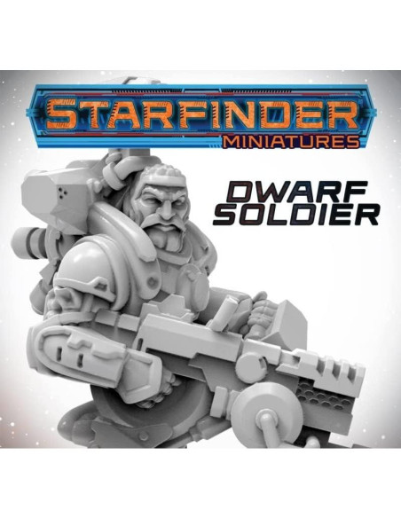 Miniatura Sin Pintar Soldado Enano 32mm Archon Studio Miniatura Sin Pintar Soldado Enano 32mm Archon Studio