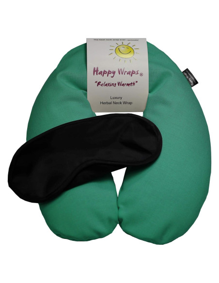 Funda de Cuello Herbal Calentable Happy Wraps Verde Funda de Cuello Herbal Calentable Happy Wraps Verde
