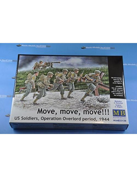 Kit de Modelado Soldados EE.UU. Master Box 1/35 Kit de Modelado Soldados EE.UU. Master Box 1/35