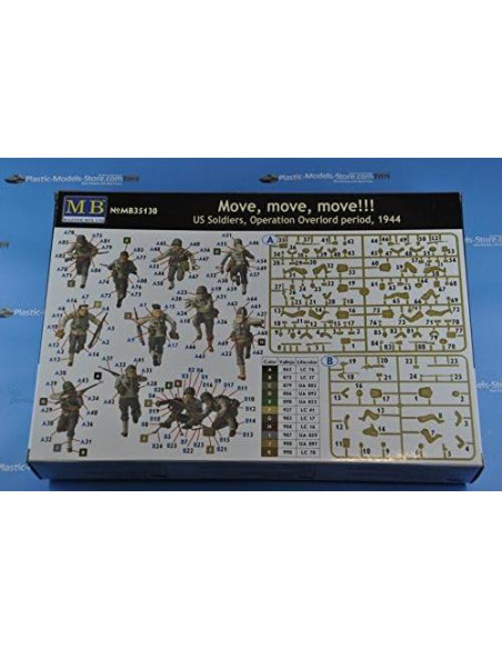 Kit de Modelado Soldados EE.UU. Master Box 1/35 Kit de Modelado Soldados EE.UU. Master Box 1/35