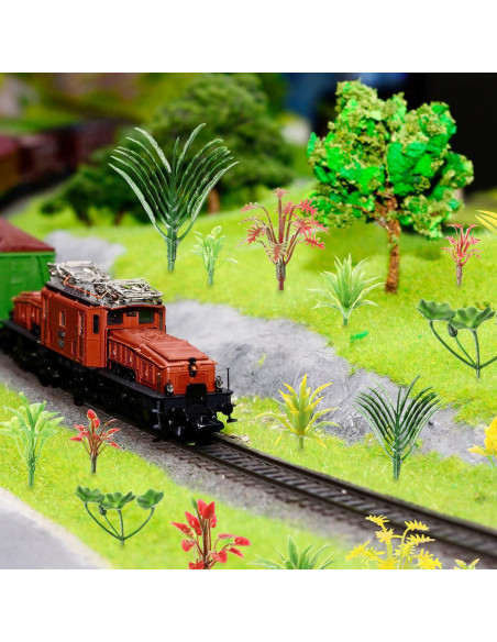 120 Árboles Miniatura Tropical Sosation para Diorama 3-6 cm 120 Árboles Miniatura Tropical Sosation para Diorama 3-6 cm