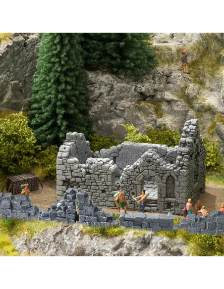 Ruinas de Pared de Piedra Warmtree - 10 Piezas para Diorama Ruinas de Pared de Piedra Warmtree - 10 Piezas para Diorama