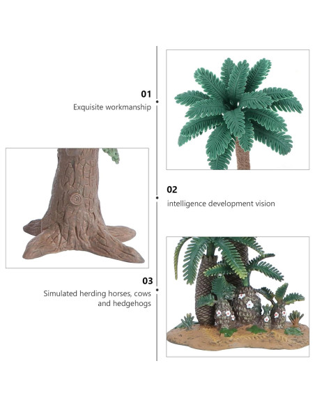 Árbol de Palma Artificial Toyvian 24x17 cm Verde Decoración Árbol de Palma Artificial Toyvian 24x17 cm Verde Decoración
