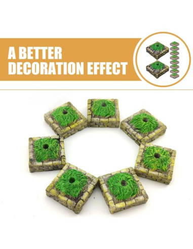 20 Piezas Mini Árboles de Resina SEWACC para Paisajismo