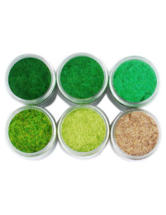 Césped Estático NWFashion 6 Botellas 125ml Mezcla Colores