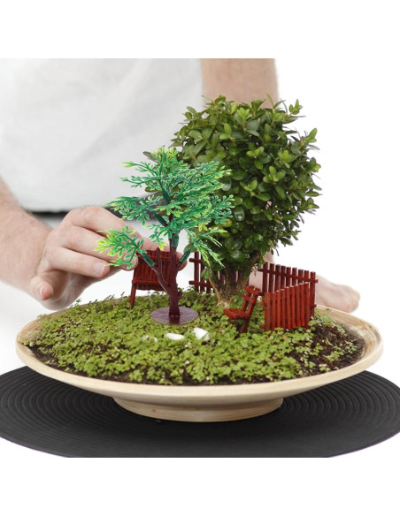 12 Árboles Miniatura de Plástico Verde para Dioramas 8.8 cm 12 Árboles Miniatura de Plástico Verde para Dioramas 8.8 cm