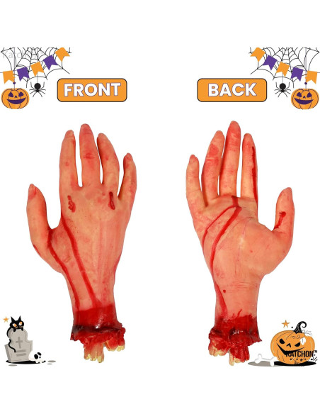 Mano Sangrienta Falsa KatchOn 25,4 cm Halloween Mano Sangrienta Falsa KatchOn 25,4 cm Halloween