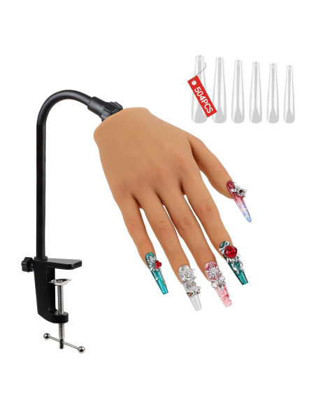 Mano de Práctica para Uñas Acrílicas Rolomanve 504 PZS Mano de Práctica para Uñas Acrílicas Rolomanve 504 PZS