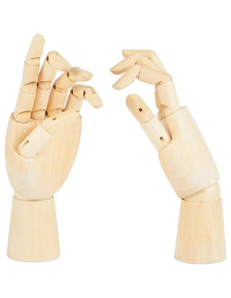 Manos Posables de Madera Juvo Plus para Dibujo 17,78 cm Manos Posables de Madera Juvo Plus para Dibujo 17,78 cm