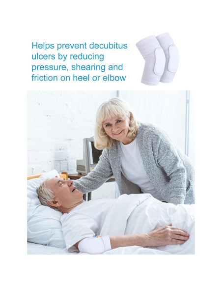 Protectores de Codo y Talón Sosation 8 Pcs Tejido Elástico M Protectores de Codo y Talón Sosation 8 Pcs Tejido Elástico M