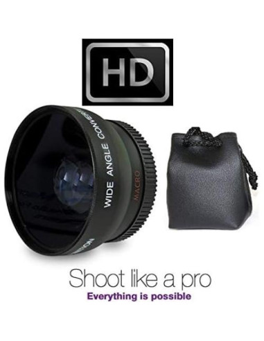 Kit de Lentes Gran Angular y Telephoto Pro Ser 43mm para Canon EOS M