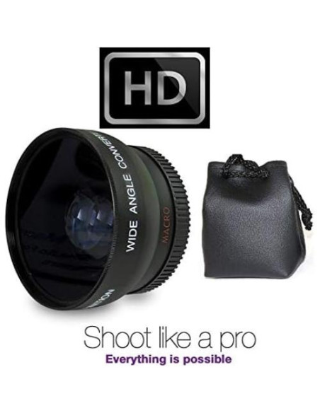 Kit de Lentes Gran Angular y Telephoto Pro Ser 43mm para Canon EOS M Kit de Lentes Gran Angular y Telephoto Pro Ser 43mm para Canon EOS M