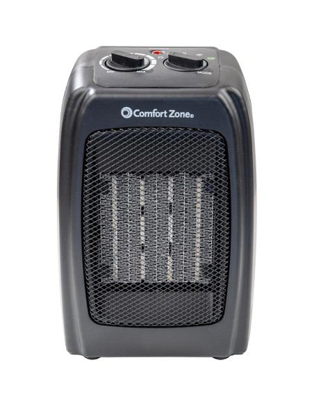 Calentador Cerámico Personal Comfort Zone CZ442E 1500W Portátil Calentador Cerámico Personal Comfort Zone CZ442E 1500W Portátil
